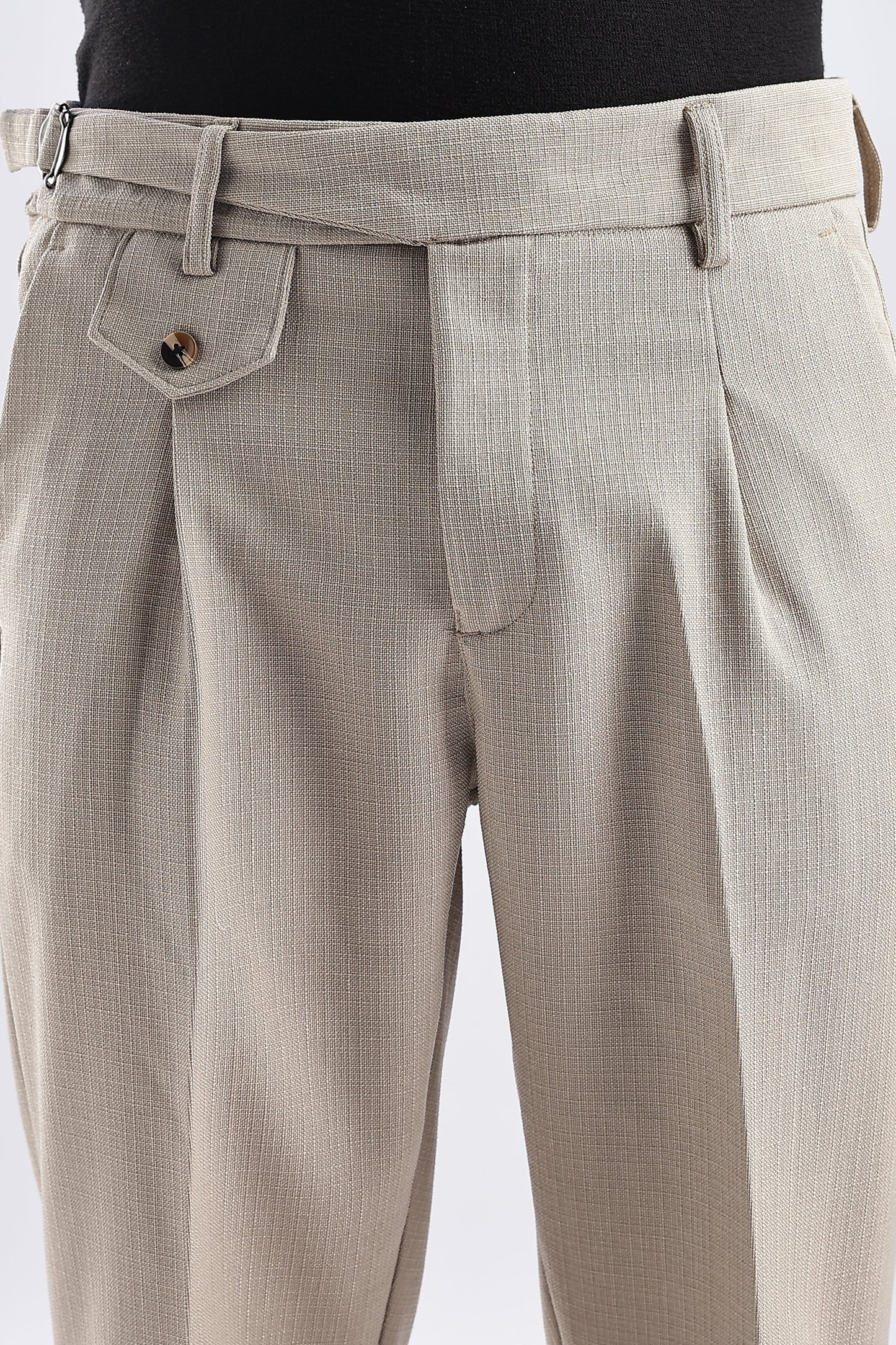 Men Gorkha Pant-Beige