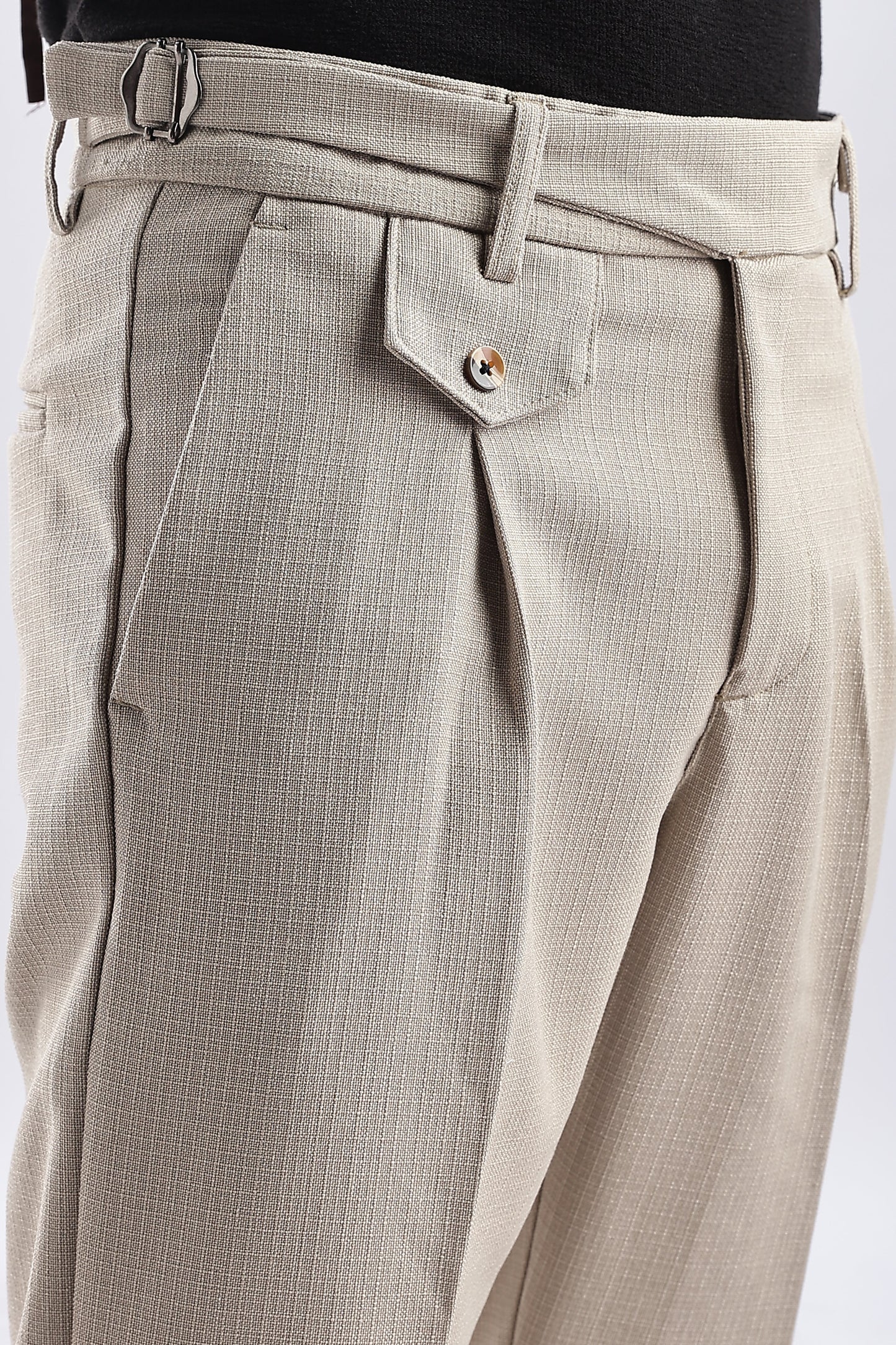 Men Gorkha Pant-Beige
