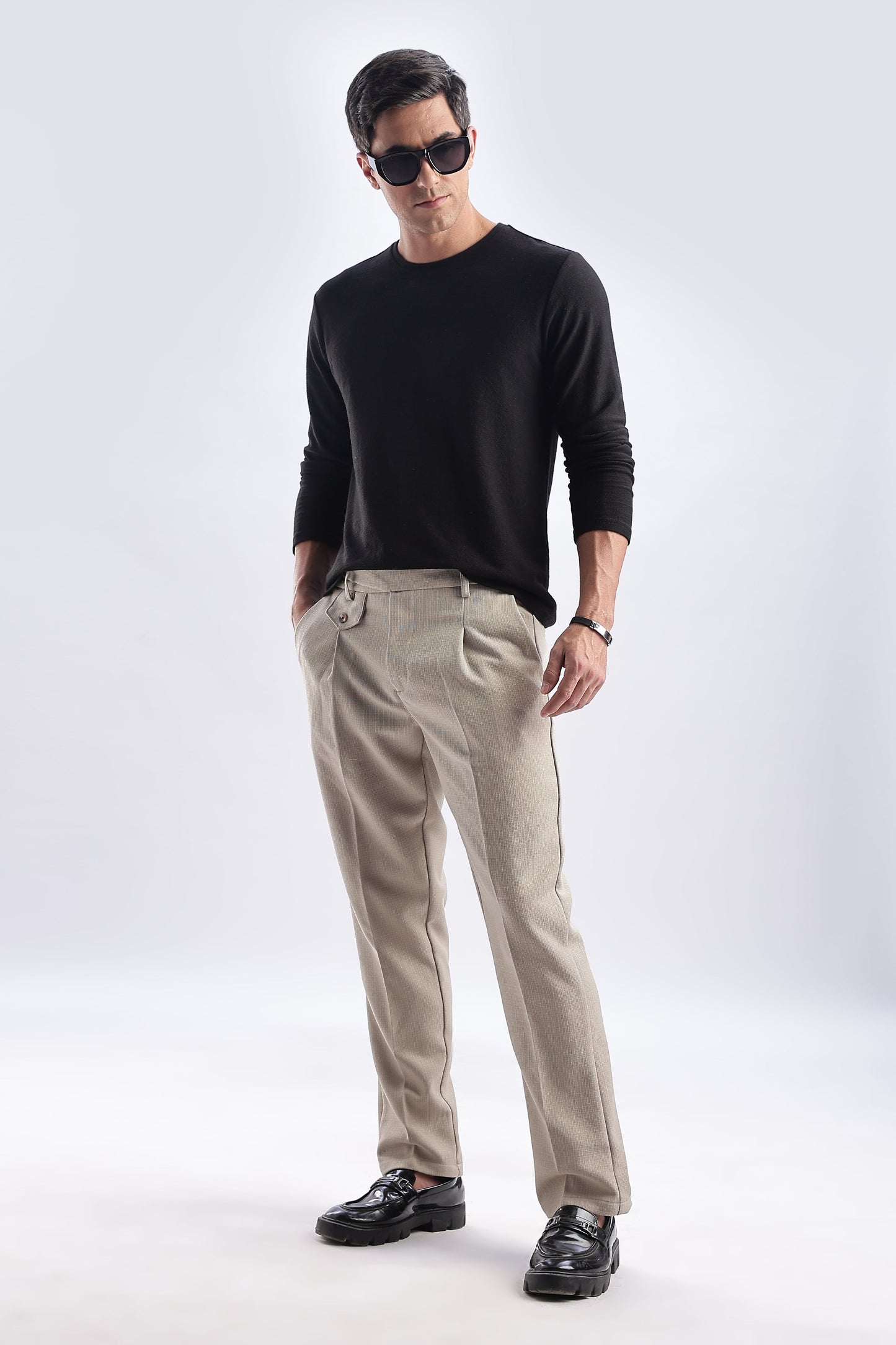 Men Gorkha Pant-Beige
