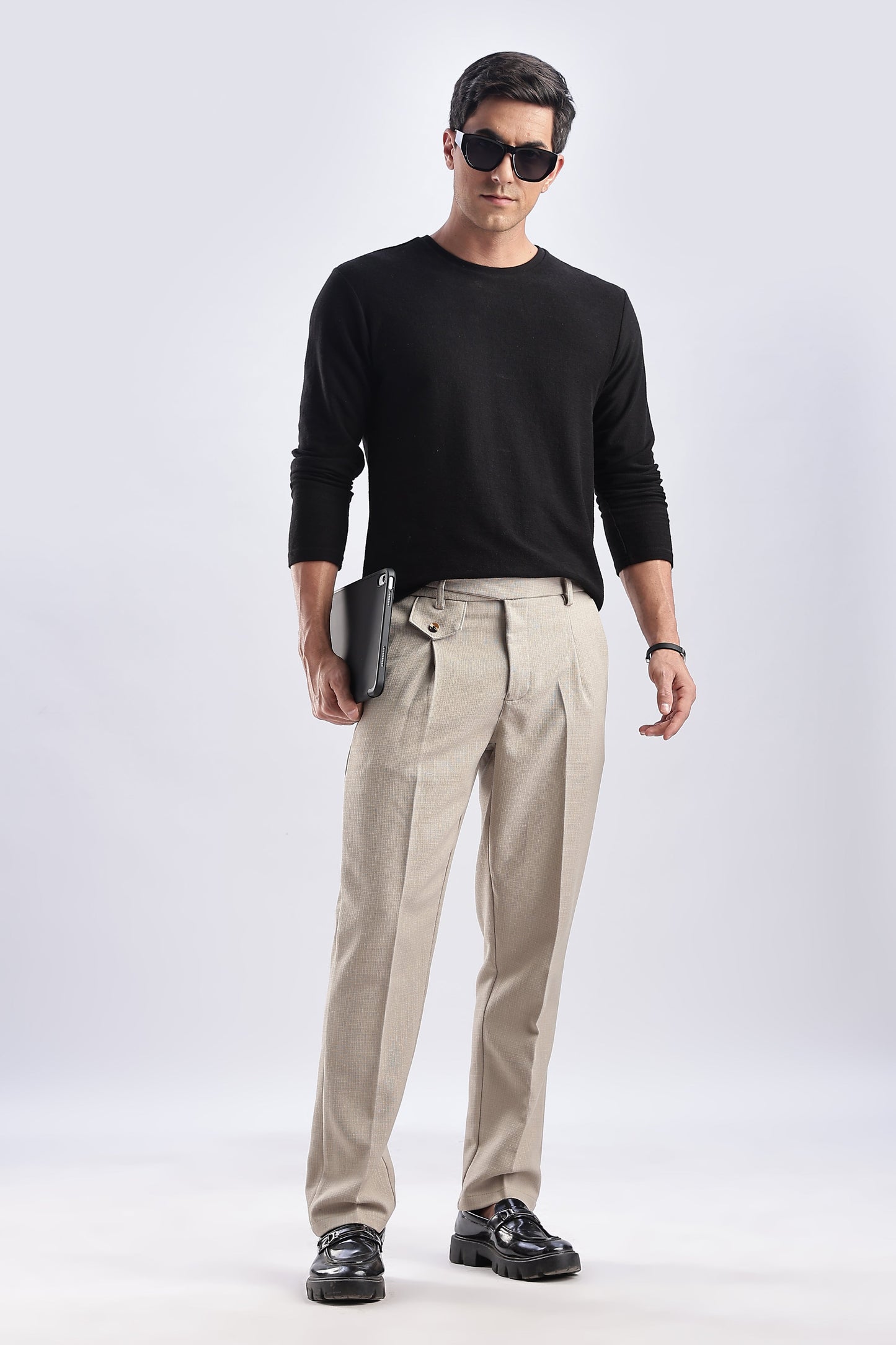Men Gorkha Pant-Beige