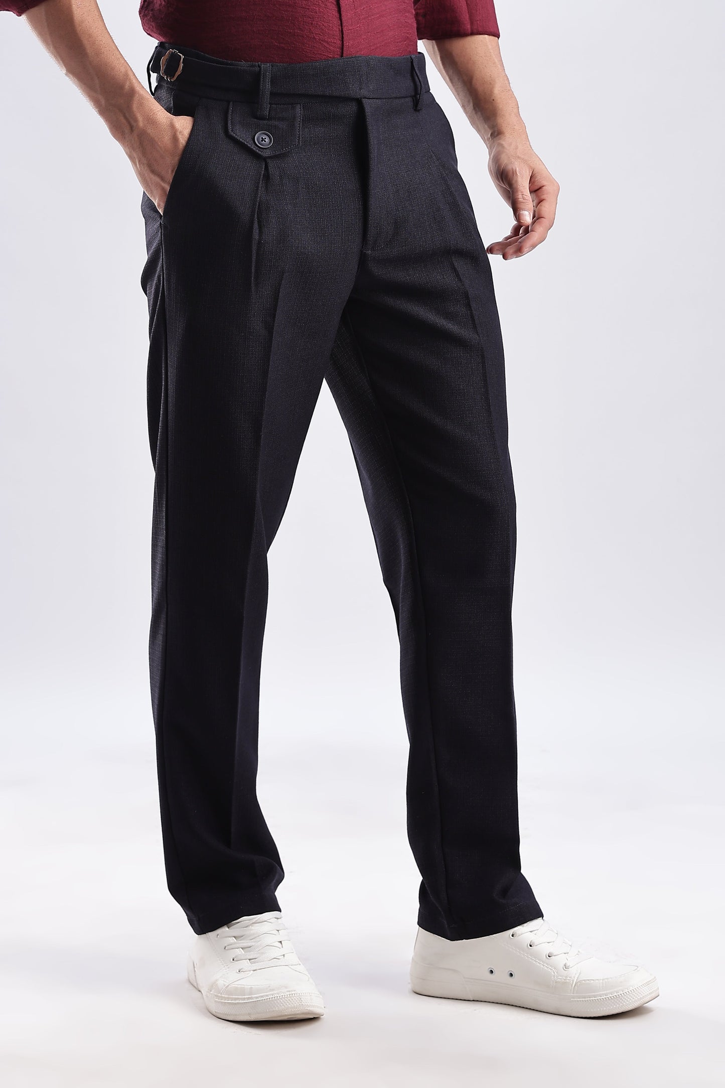 Men Gorkha Pant-Navy