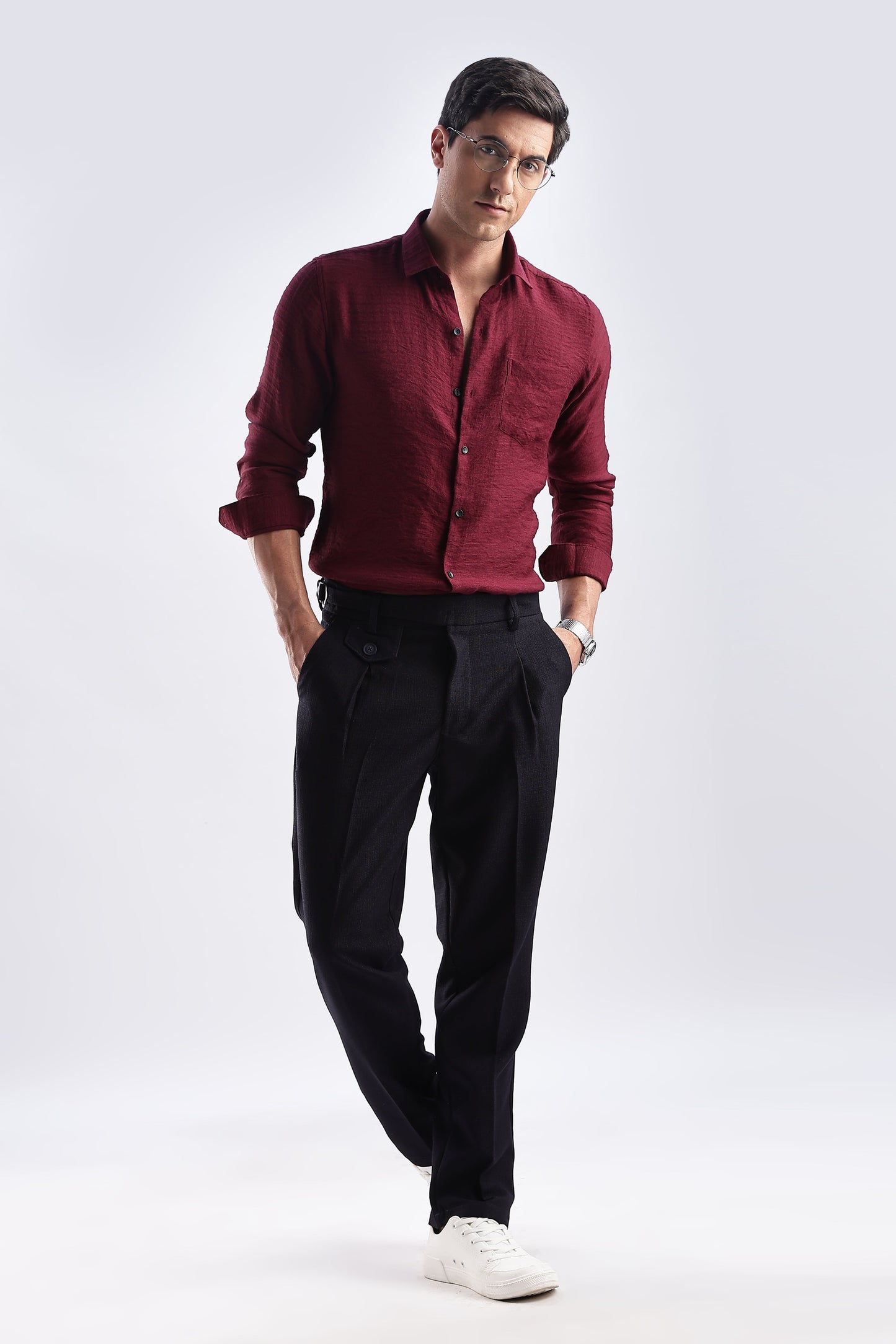 Men Gorkha Pant-Navy