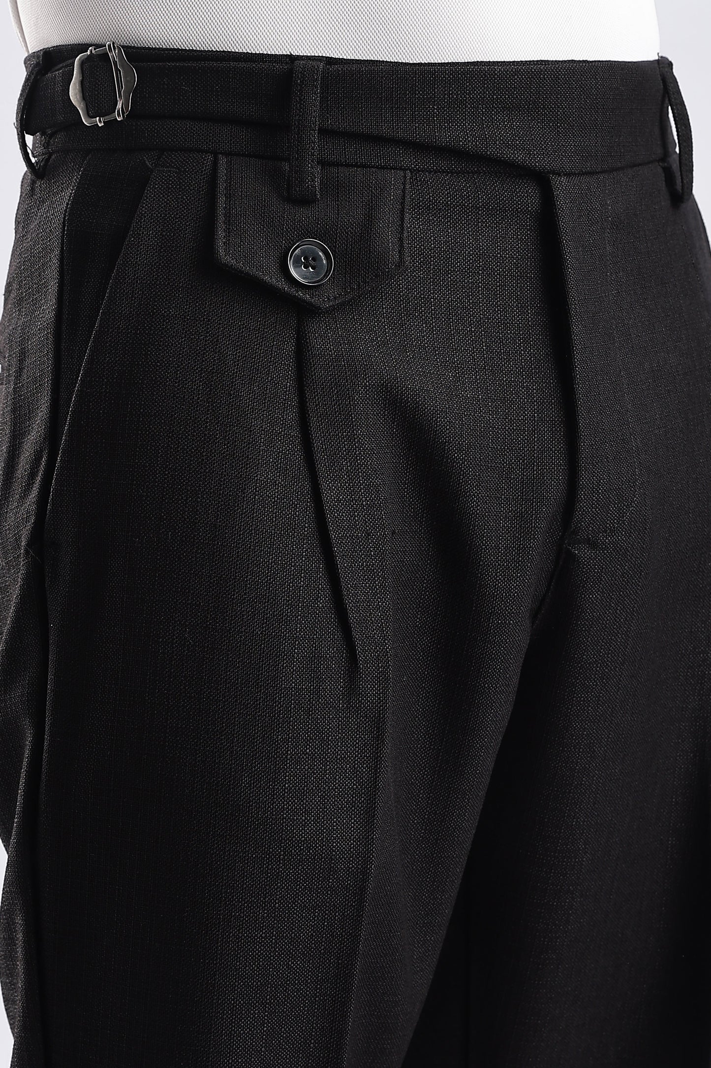 Men Gorkha Pant-Black
