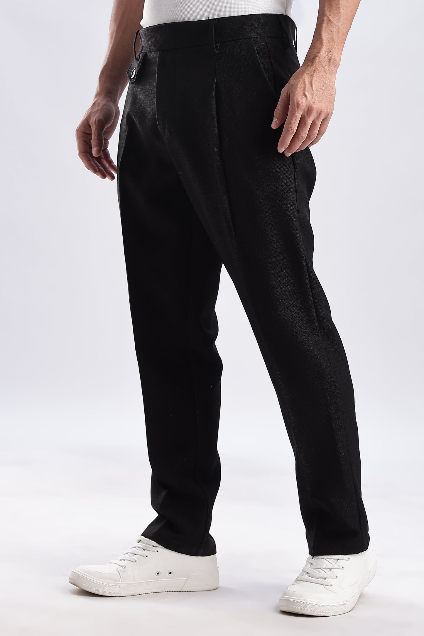 Men Gorkha Pant-Black