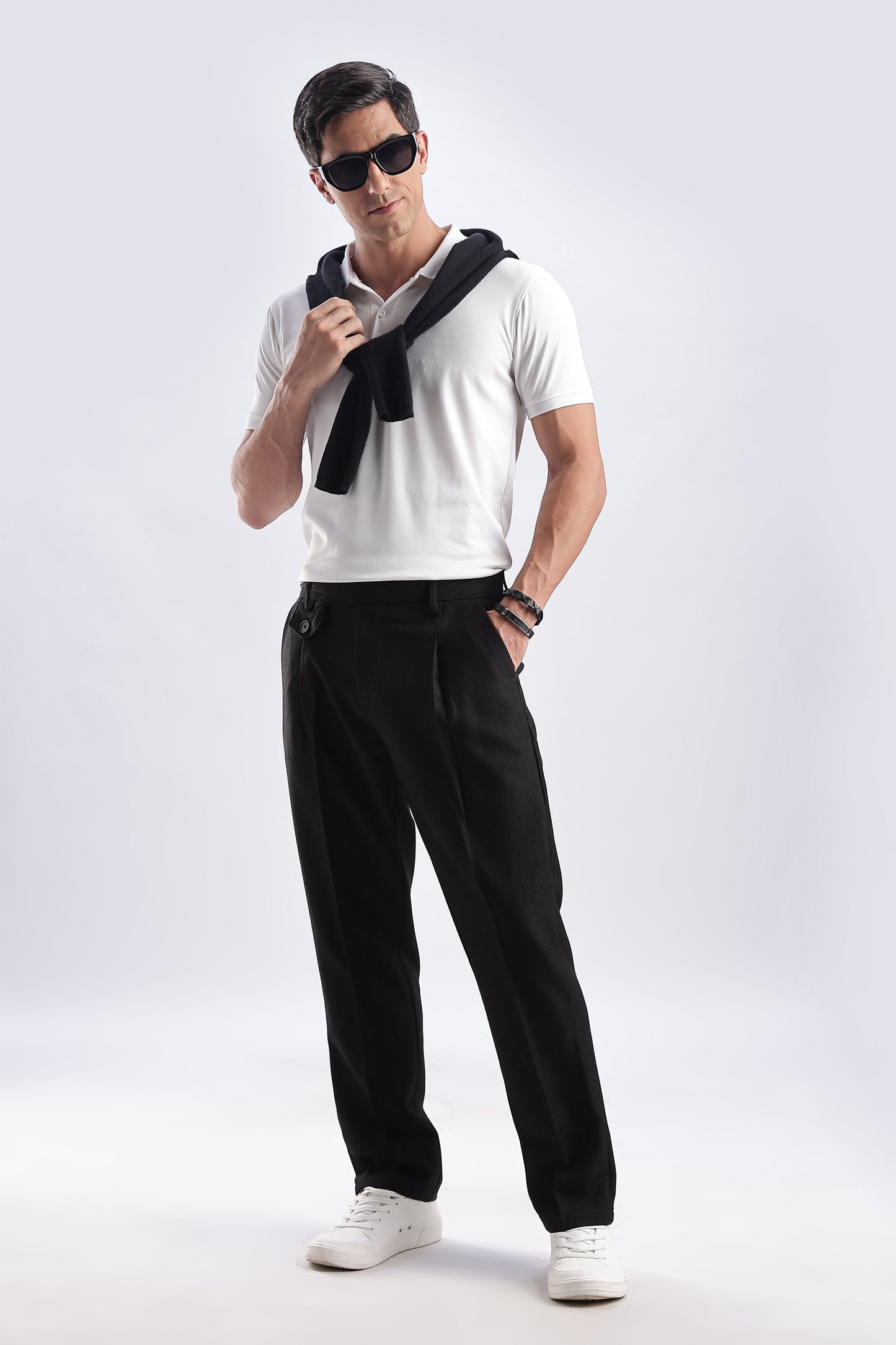 Men Gorkha Pant-Black