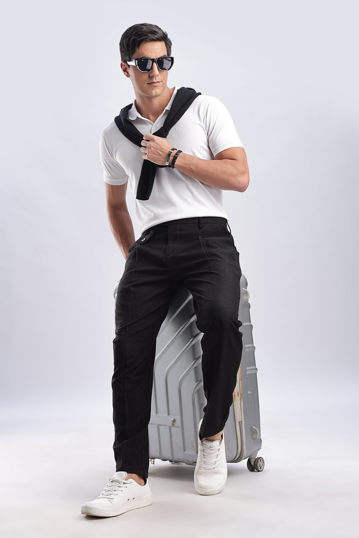 Men Gorkha Pant-Black