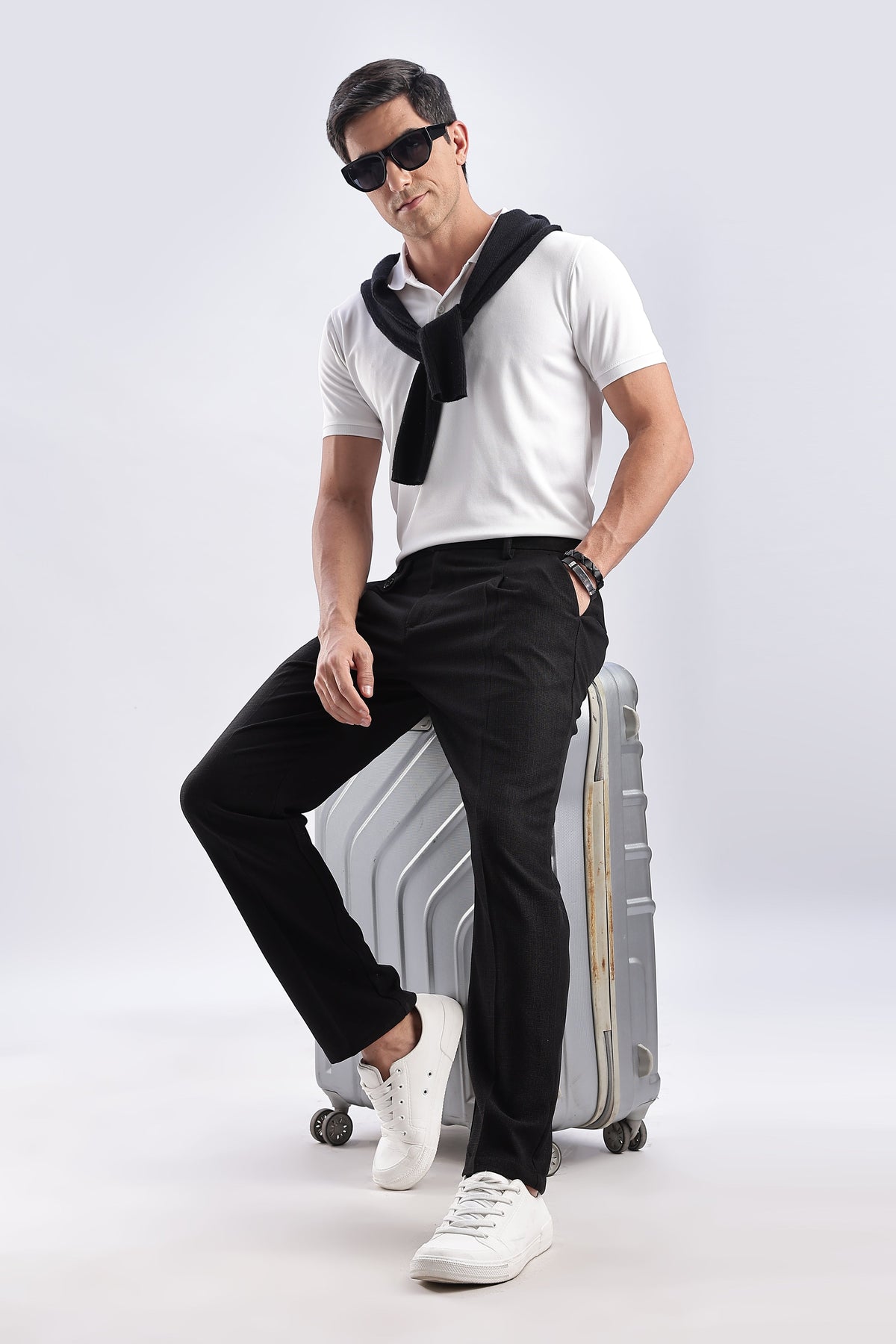 Men Gorkha Pant-Black