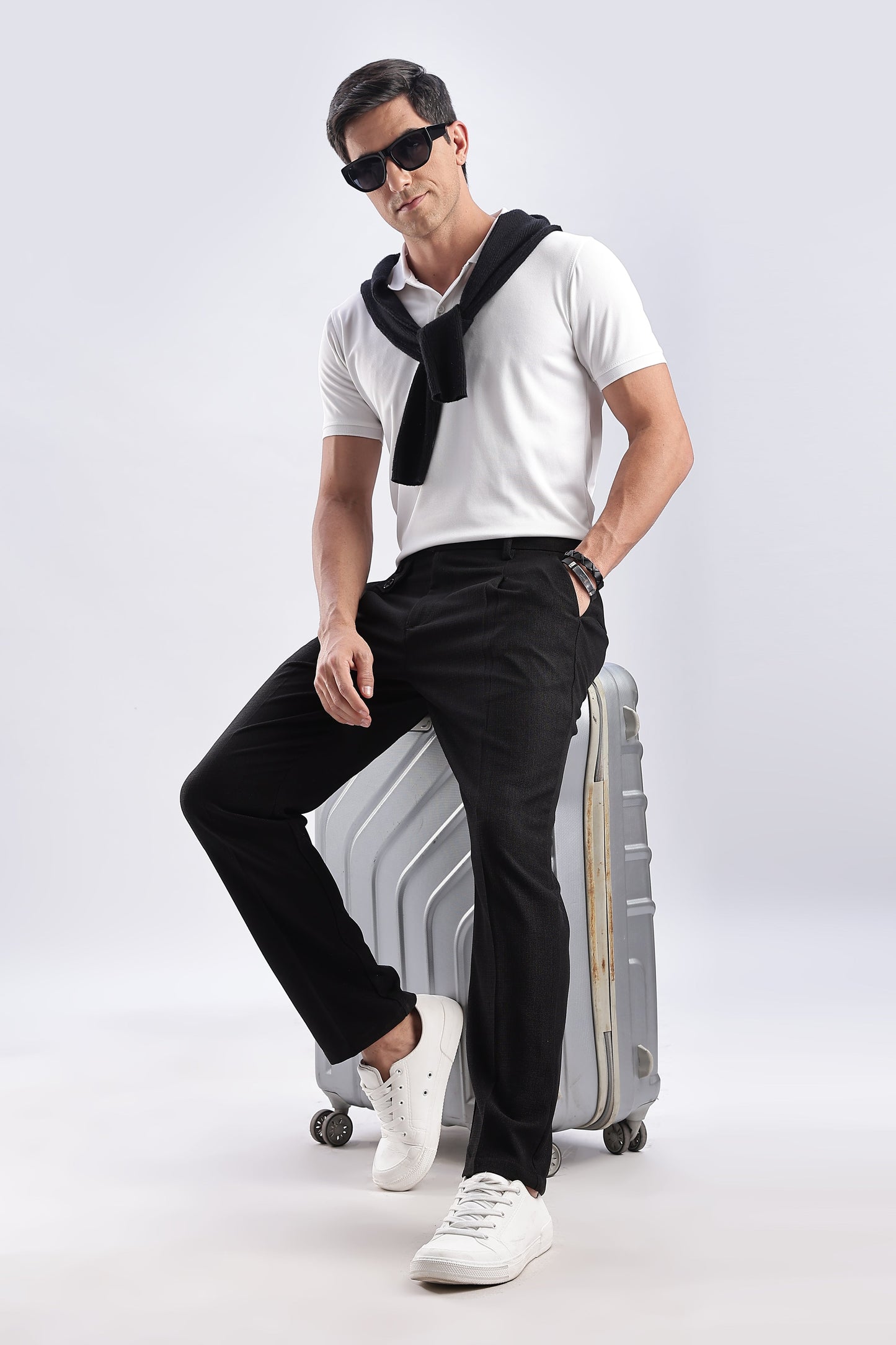 Men Gorkha Pant-Black