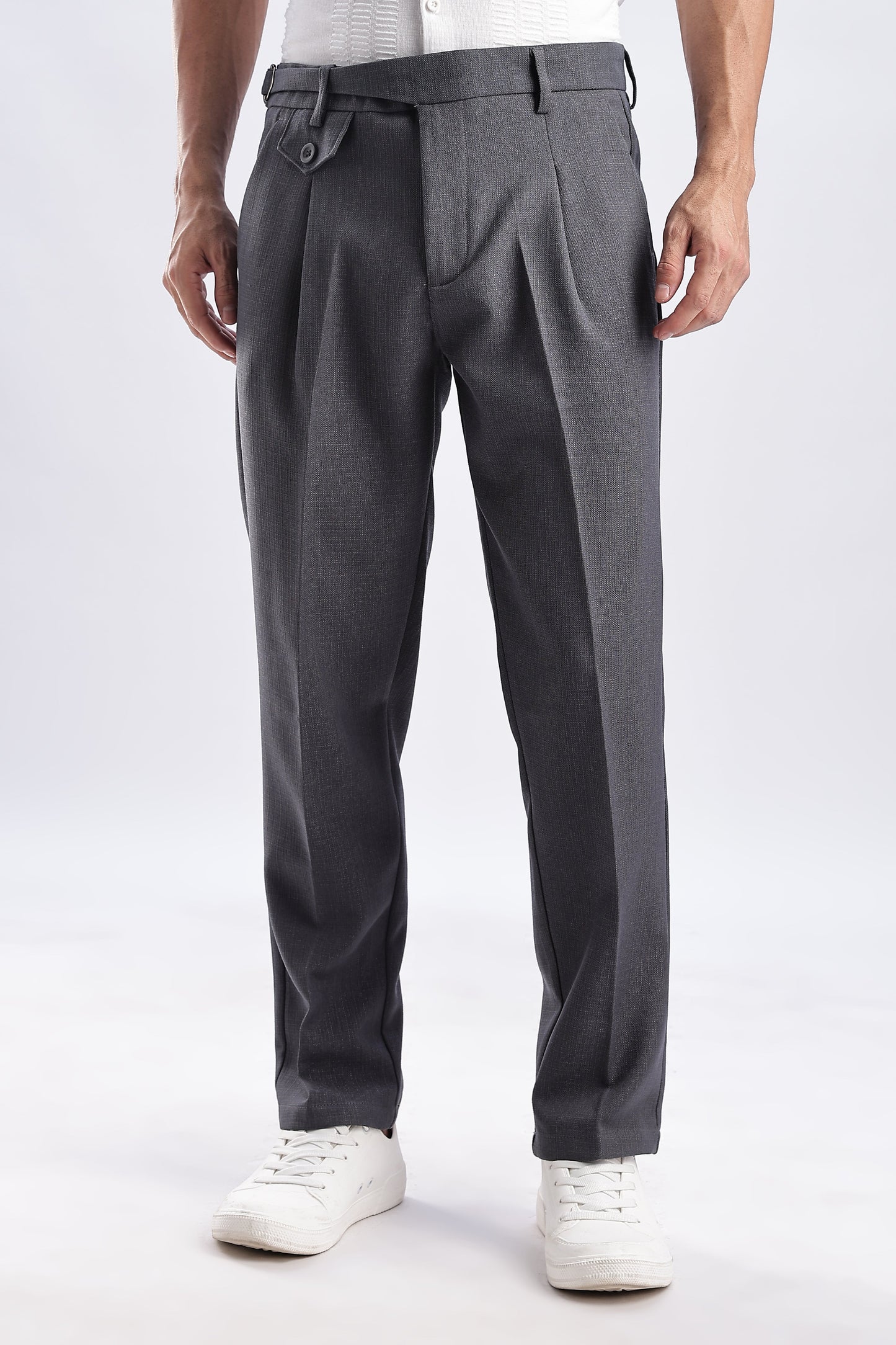 Men Gorkha Pant-Grey