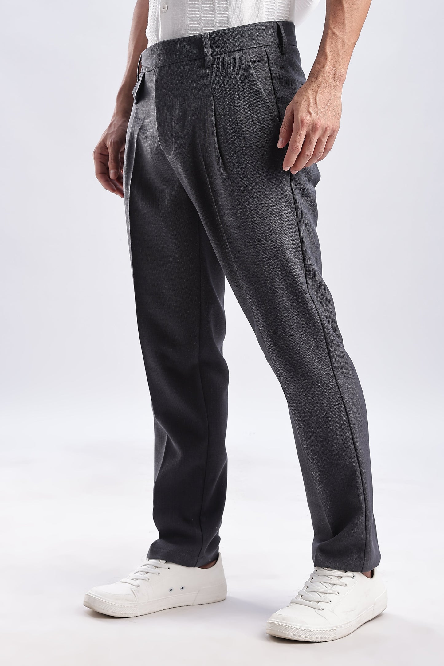 Men Gorkha Pant-Grey