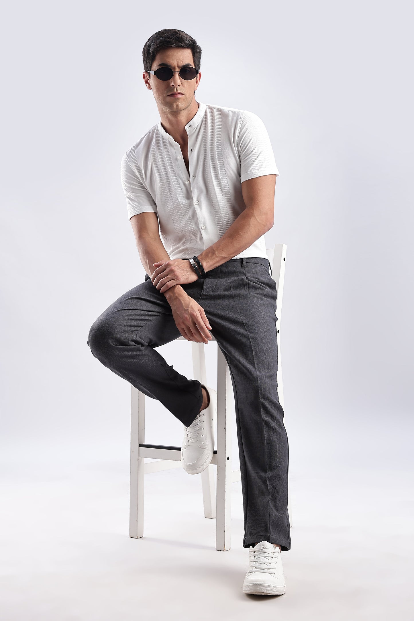 Men Gorkha Pant-Grey