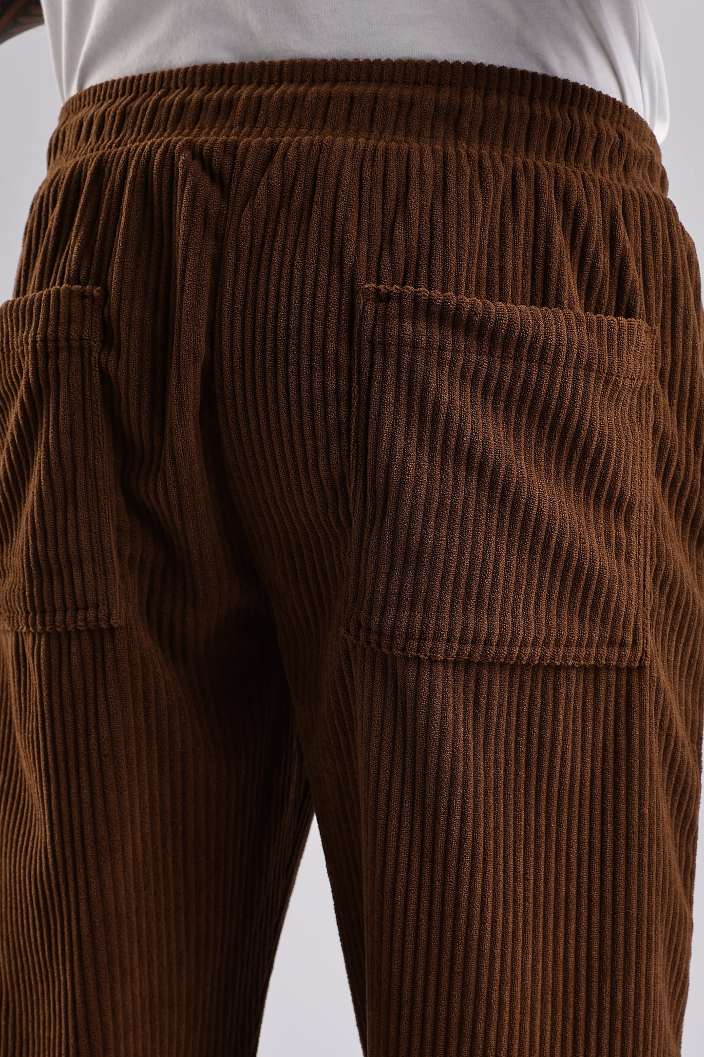 Men Corduroy Relaxed Traveller-Khakhi