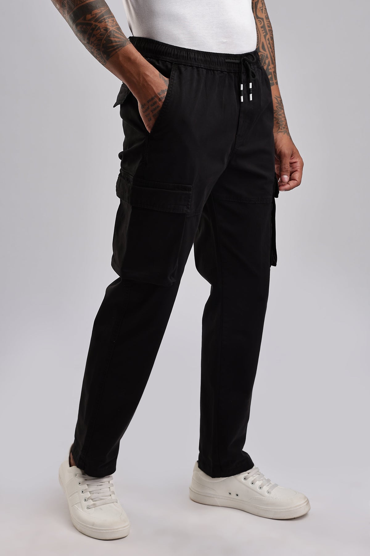 Men Core Vintage Cargo -Black