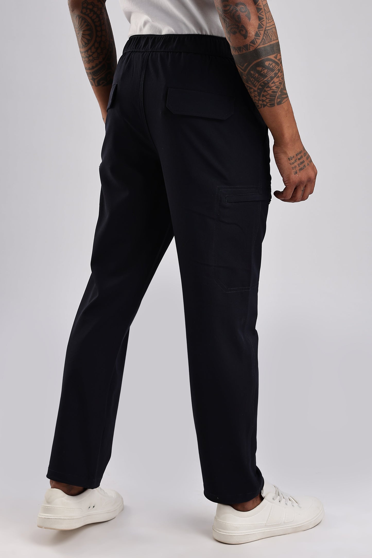 Men Structured Adventure Cargo-Navy