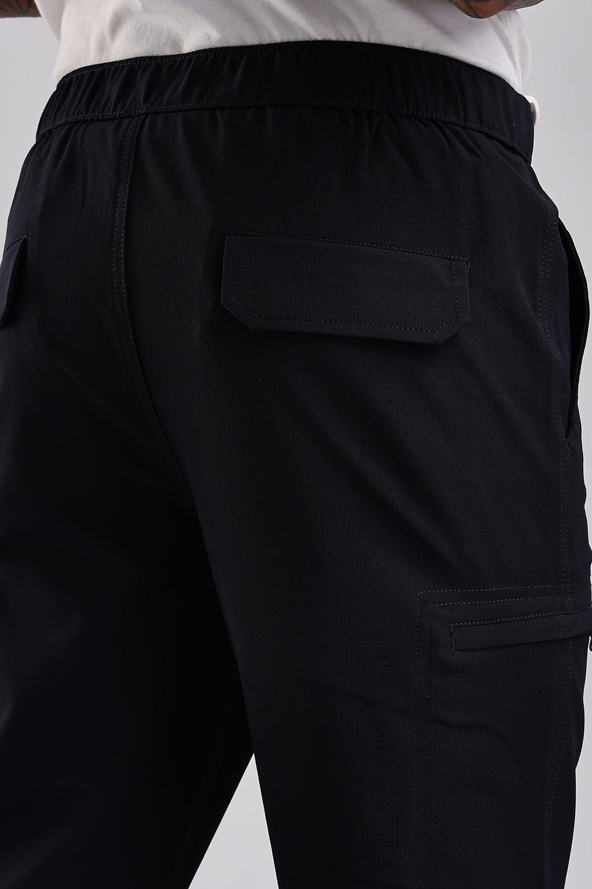 Men Structured Adventure Cargo-Navy