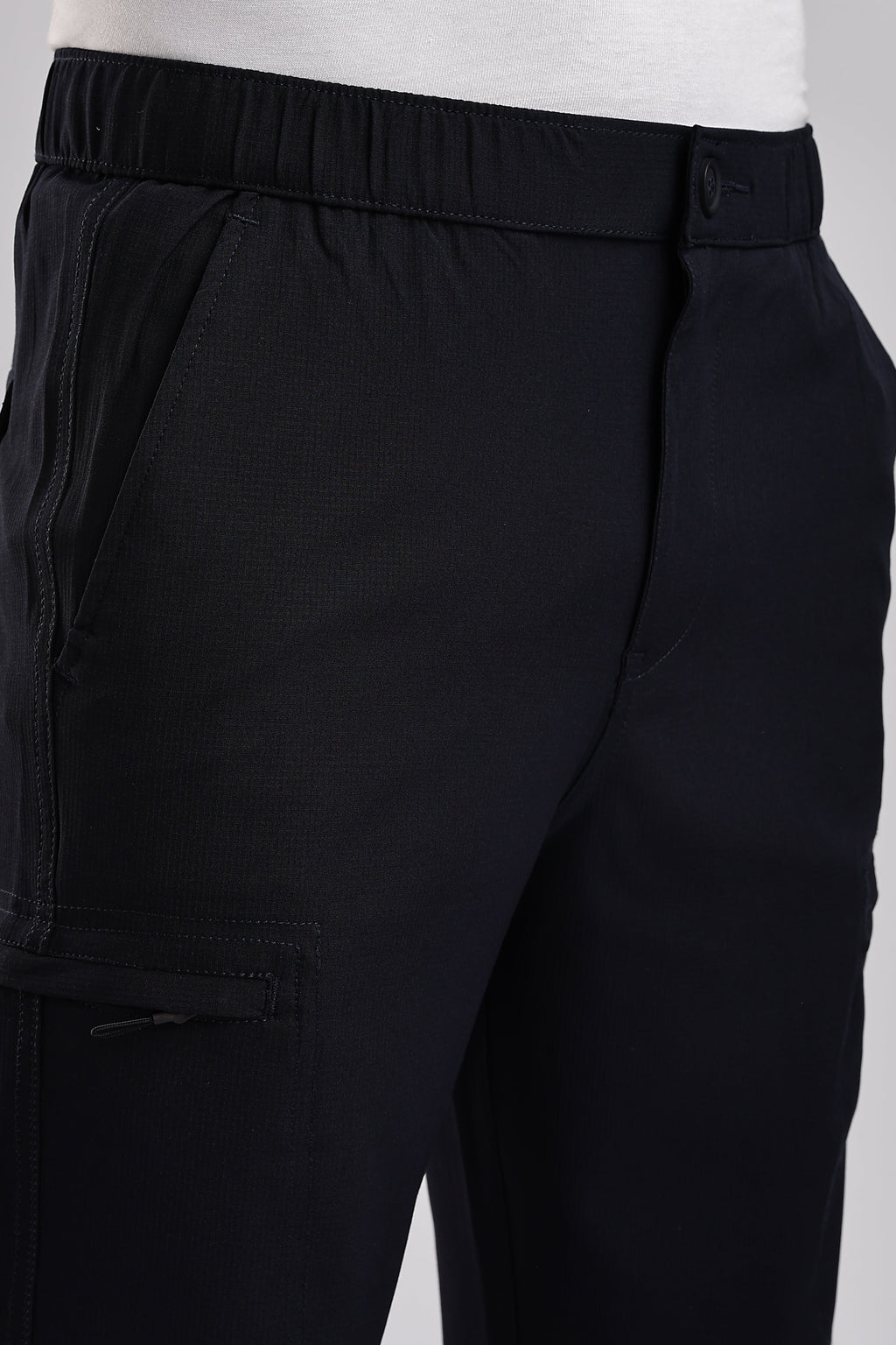 Men Structured Adventure Cargo-Navy