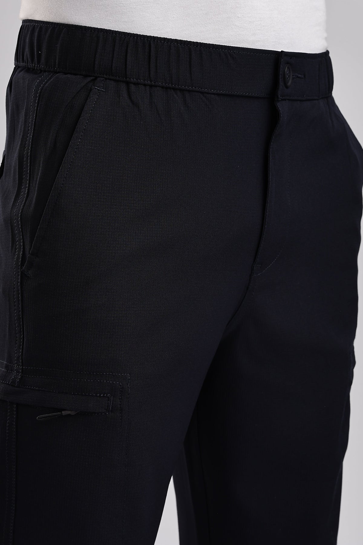 Men Structured Adventure Cargo-Navy