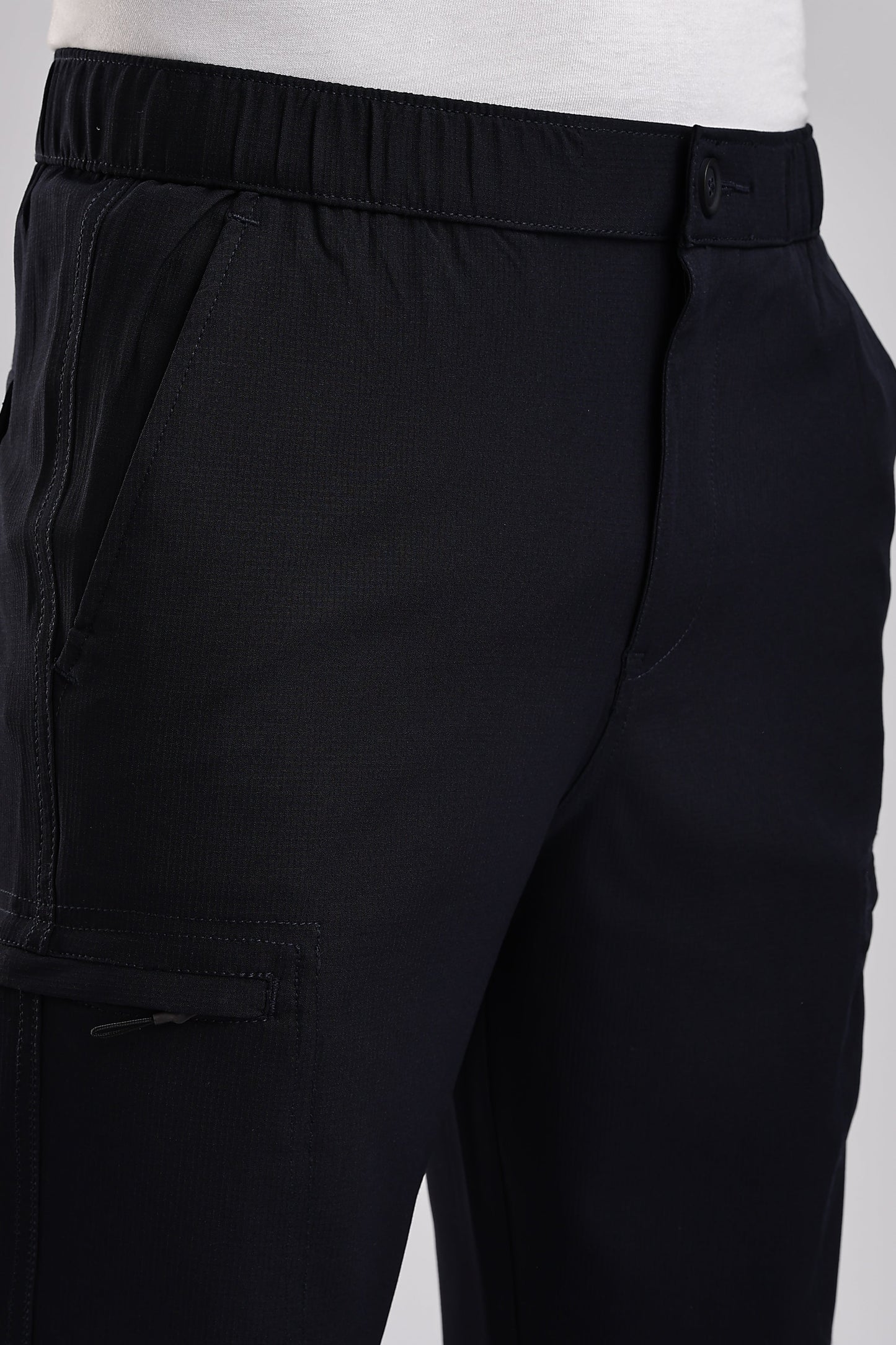 Men Structured Adventure Cargo-Navy