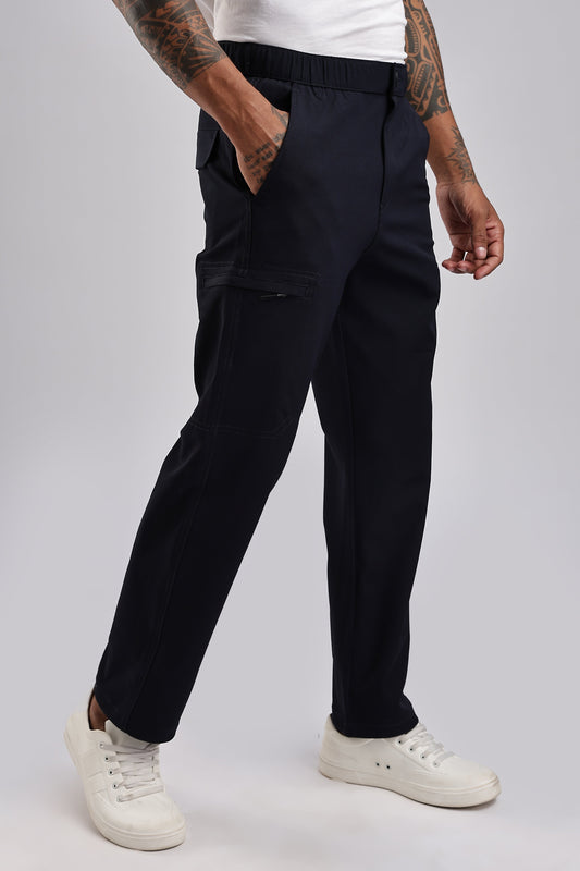 Men Structured Adventure Cargo-Navy