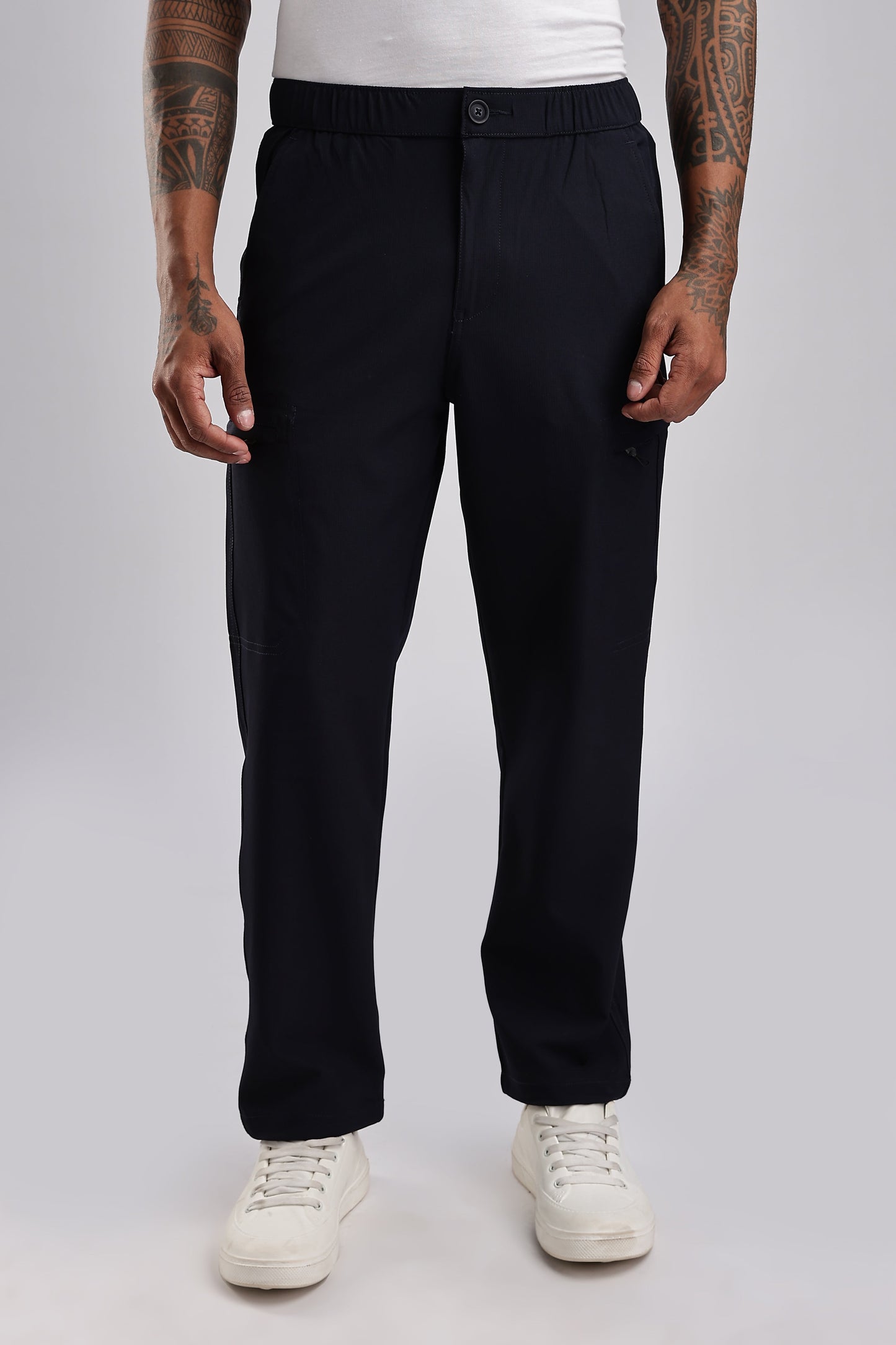 Men Structured Adventure Cargo-Navy