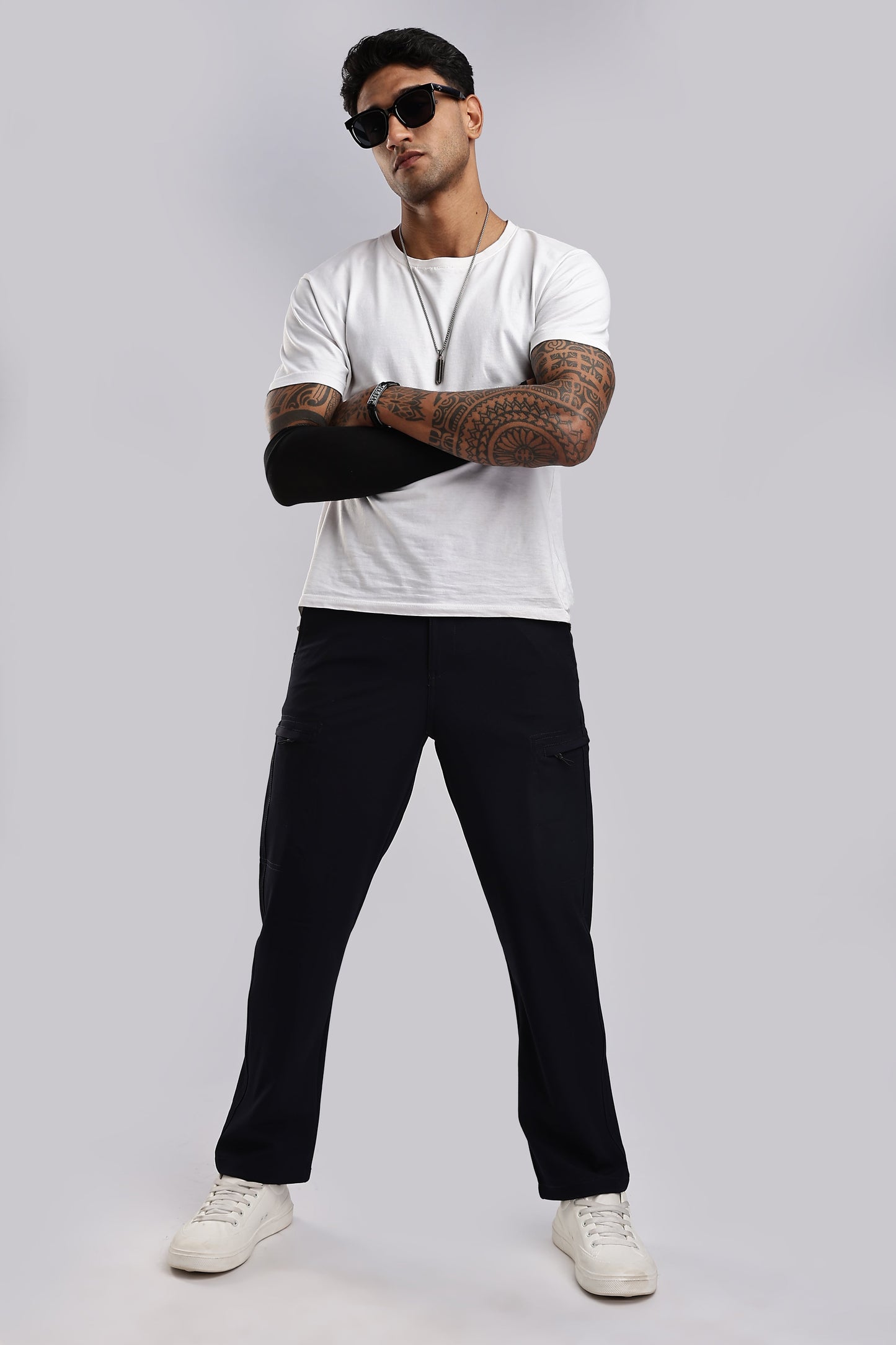 Men Structured Adventure Cargo-Navy