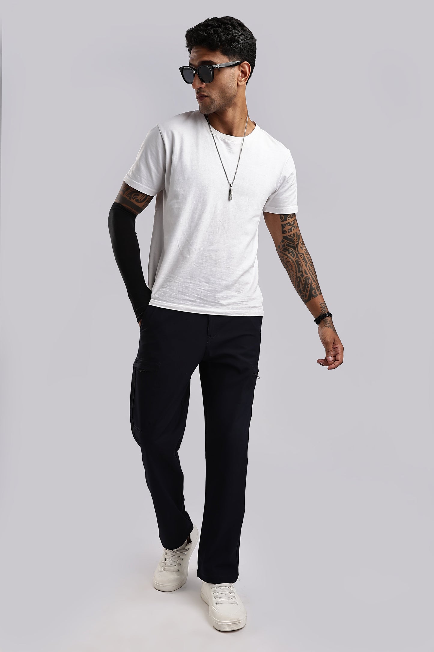 Men Structured Adventure Cargo-Navy