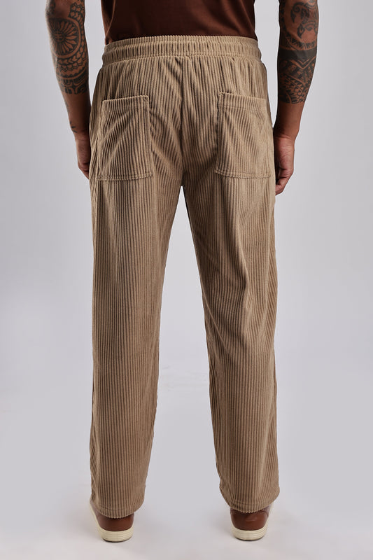 Men Corduroy Relaxed Traveller-Lt Khakhi