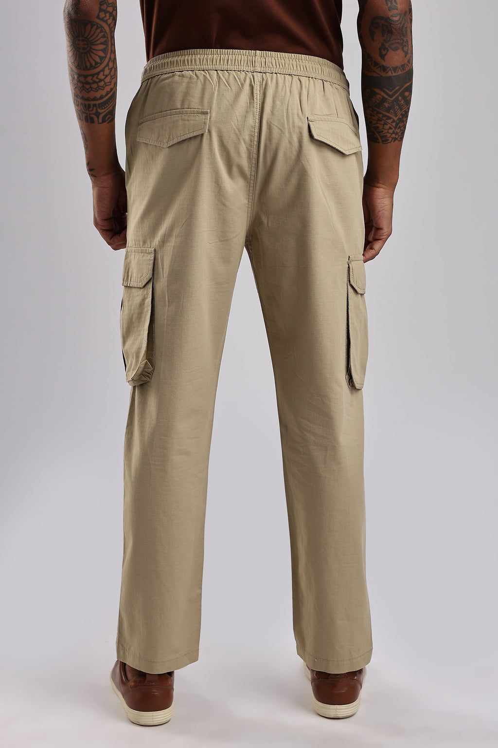 Men Ribstop Cargo-Beige
