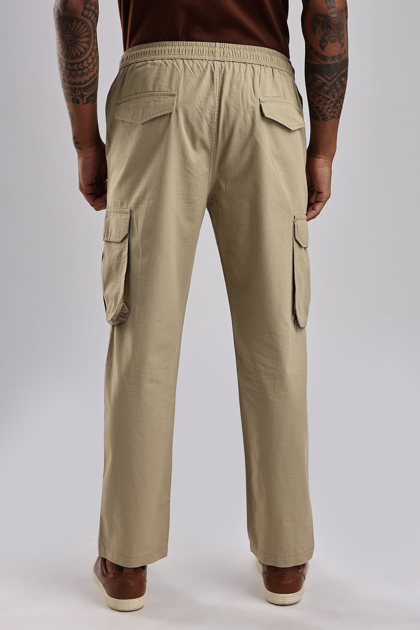 Men Ribstop Cargo-Beige