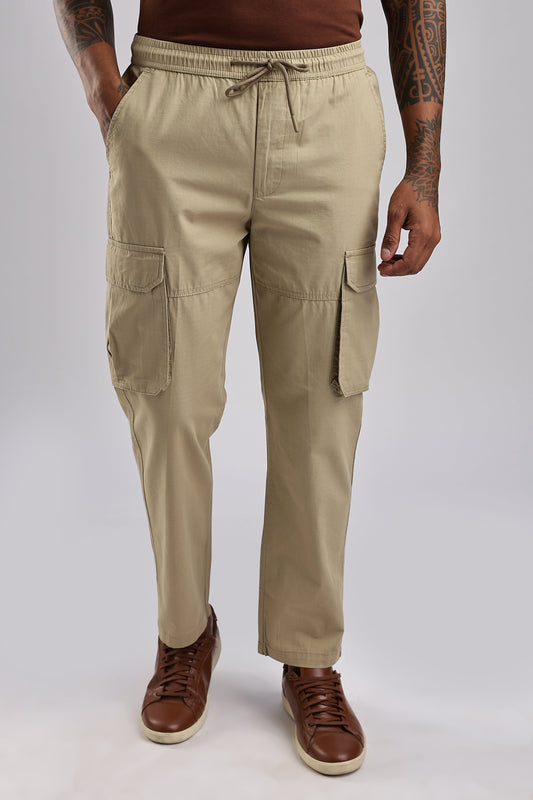 Men Ribstop Cargo-Beige
