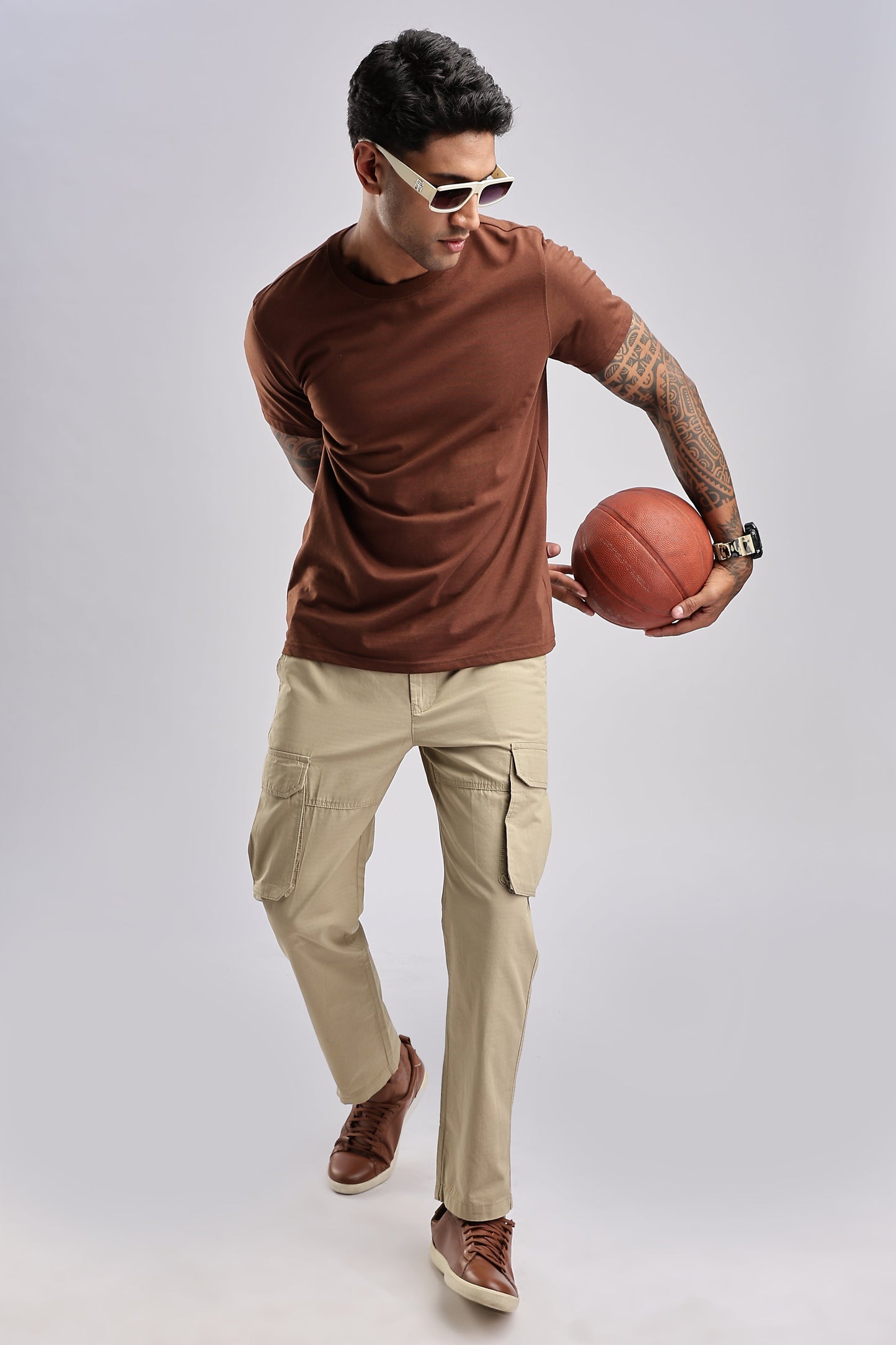 Men Ribstop Cargo-Beige