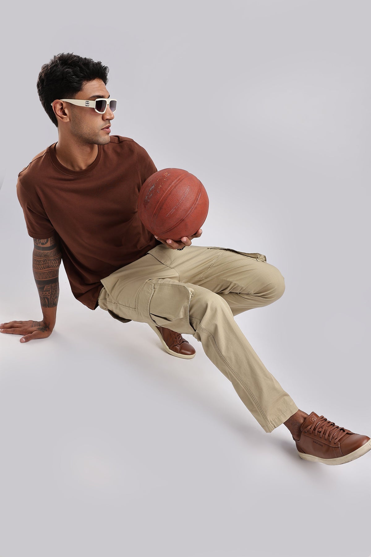 Men Ribstop Cargo-Beige
