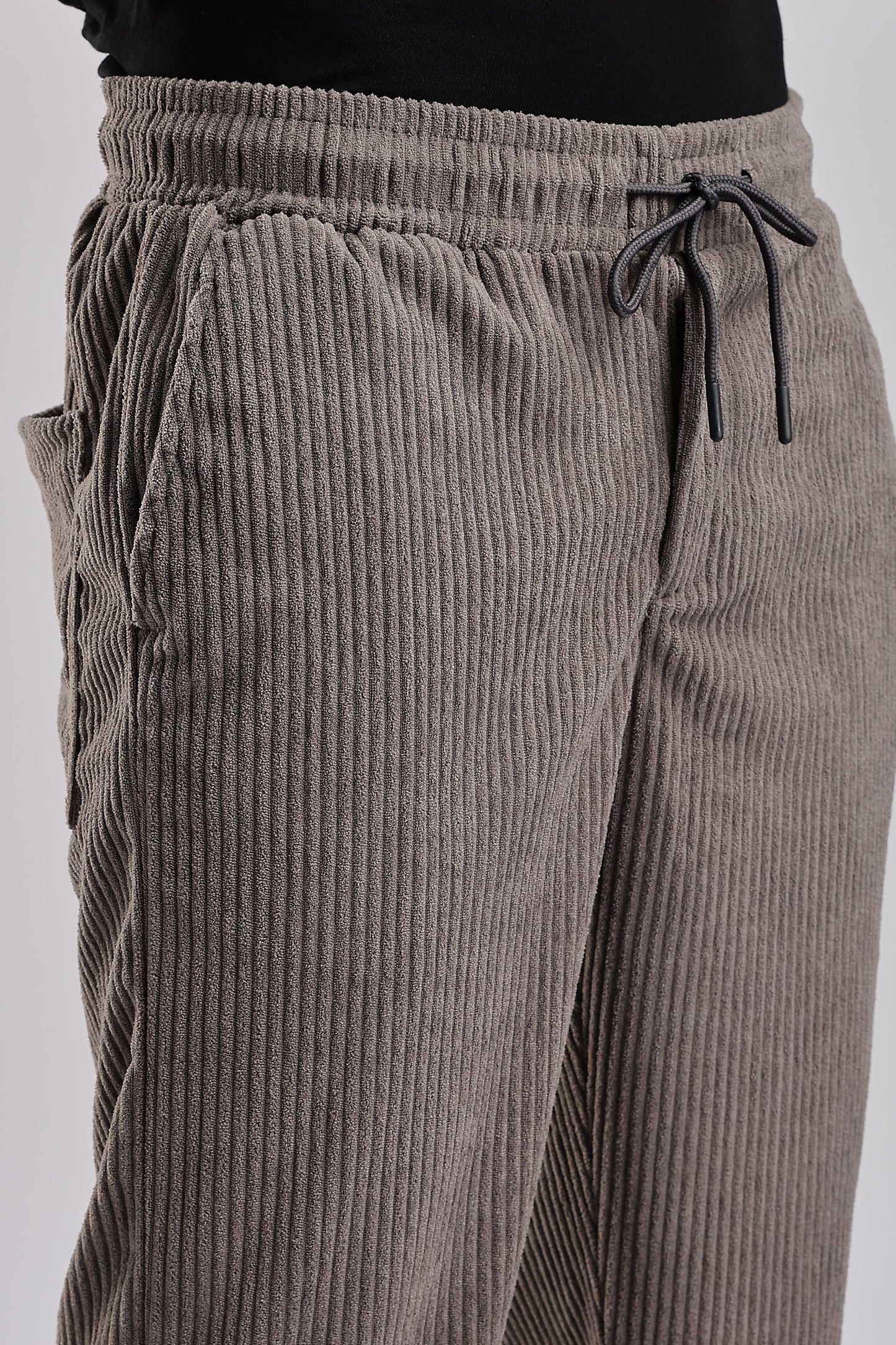 Men Corduroy Relaxed Traveller-Lt Grey