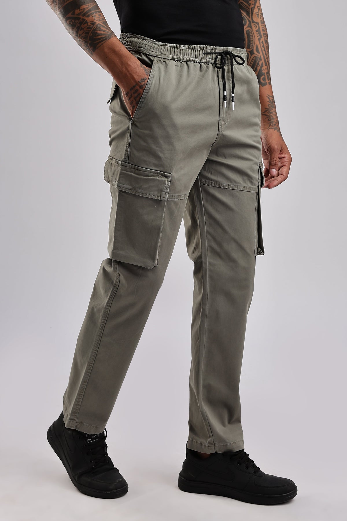 Men Core Vintage Cargo -Lt Olive