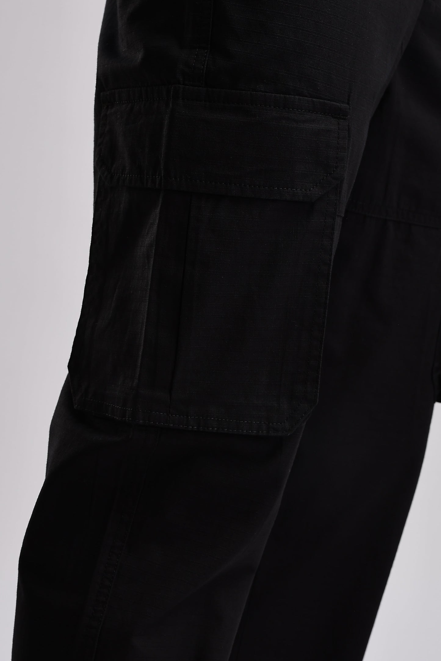 Men Ribstop Cargo-Black