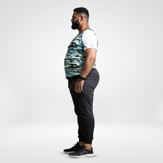 Nature Abstract Men Cycling Tee-Plus Size