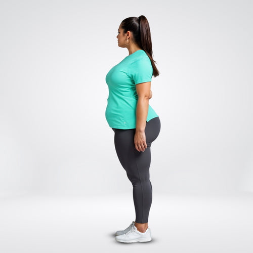Aircello: Active Short Sleeve Tee-relaxed Fit -Plus Size