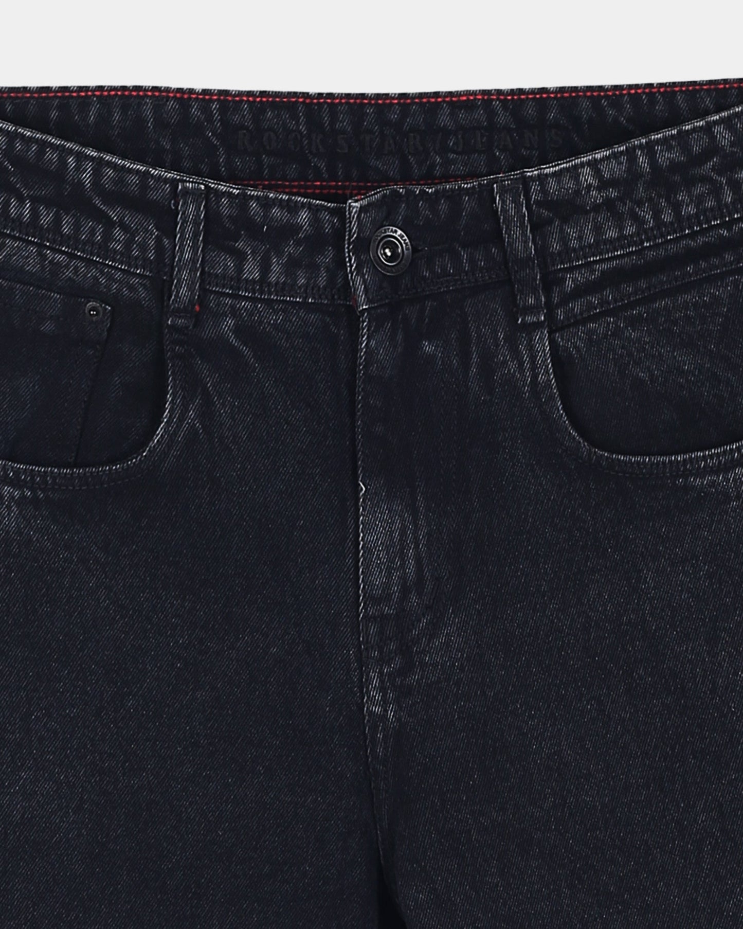 SIGNATURE BLACK DENIM - Straight fit
