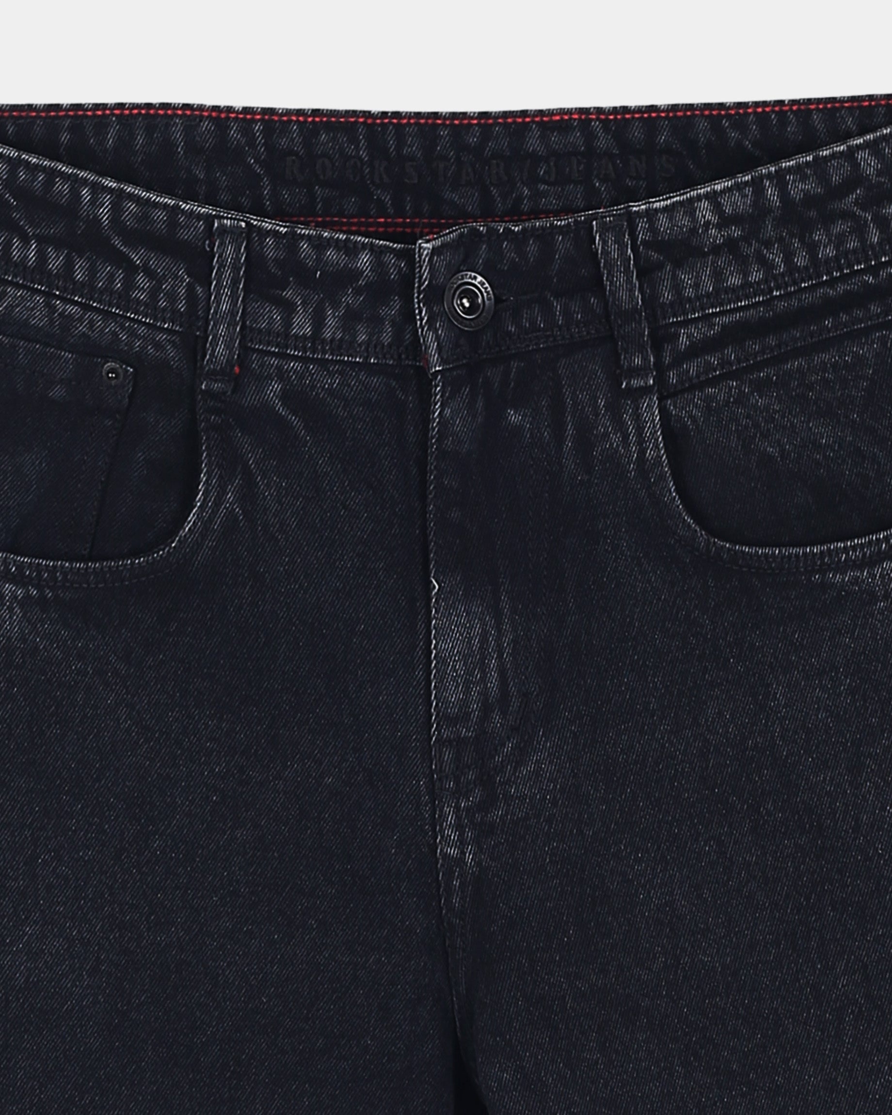 SIGNATURE BLACK DENIM - Straight fit