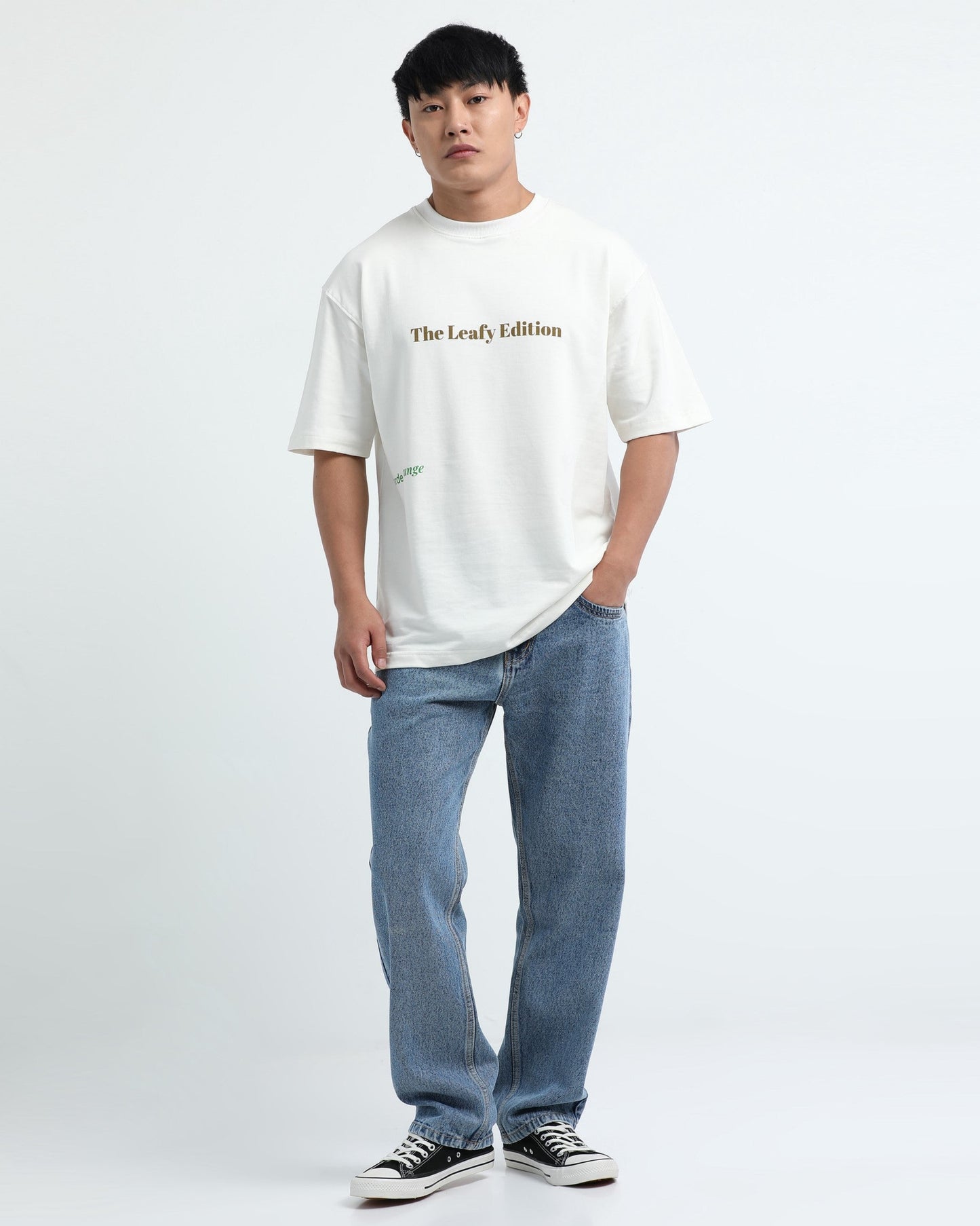 WELLNESS IN BLOOM OFF WHITE TEE - Relaxed Fit