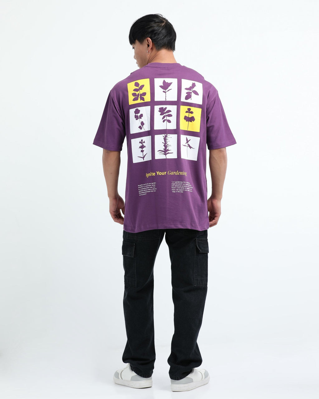IGNITE YOUR GARDENING PURPLE TEE - Relaxed Fit