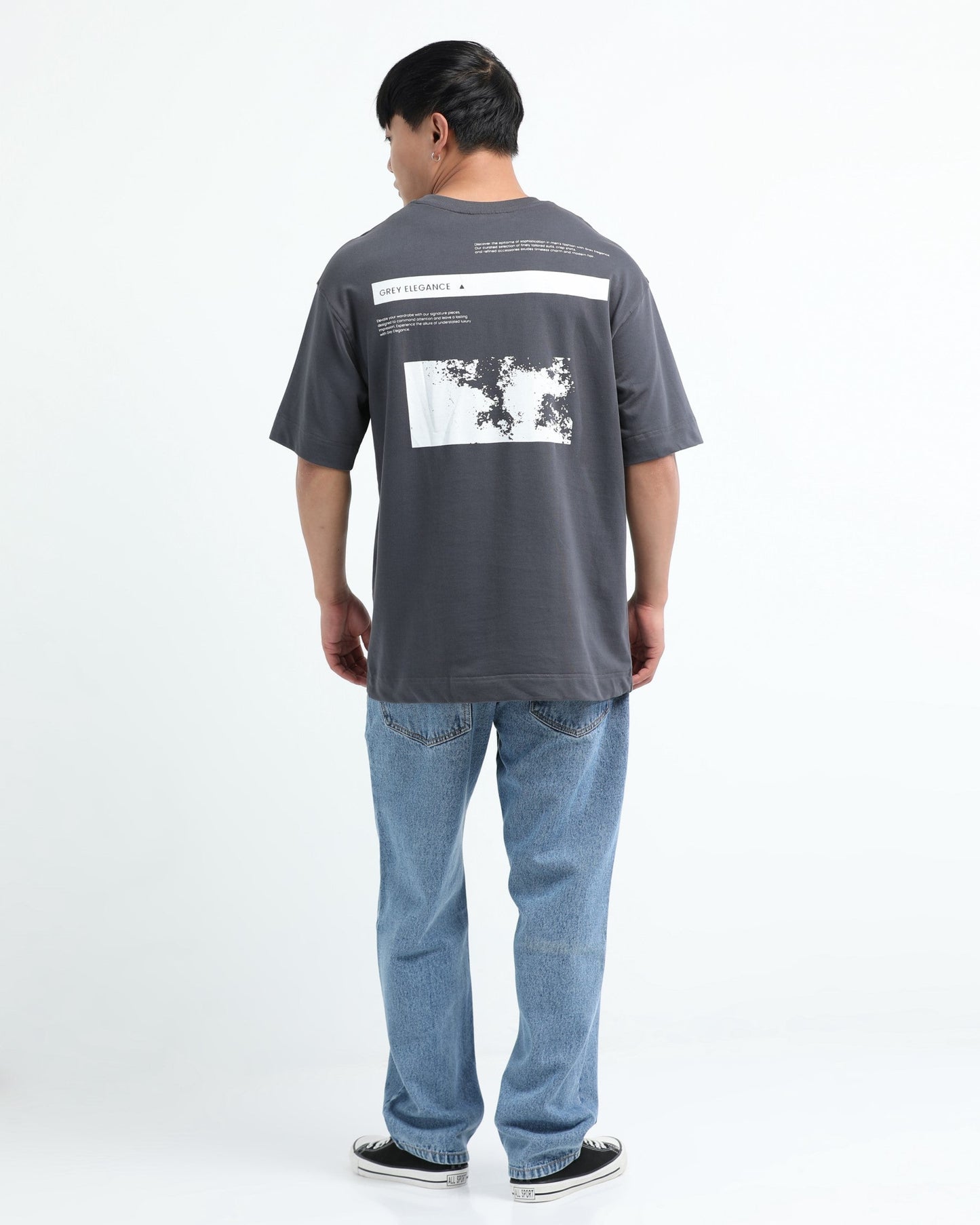 GREY ELEGANCE GREY TEE - Relaxed Fit