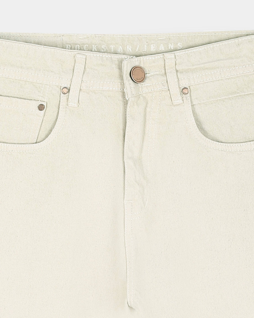 SIGNATURE IVORY DENIM - Straight fit