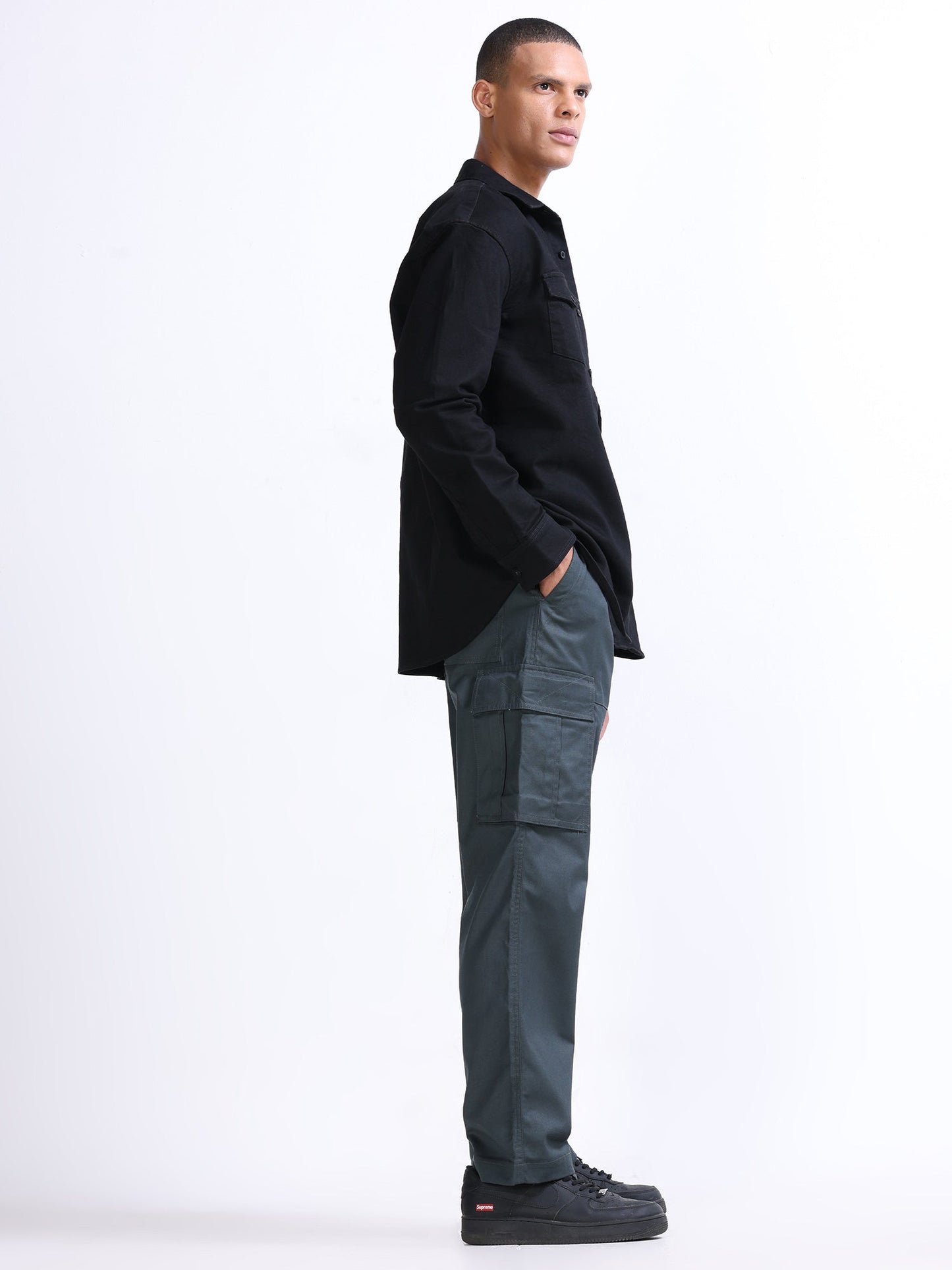 Mason Olive Relaxed Cargo