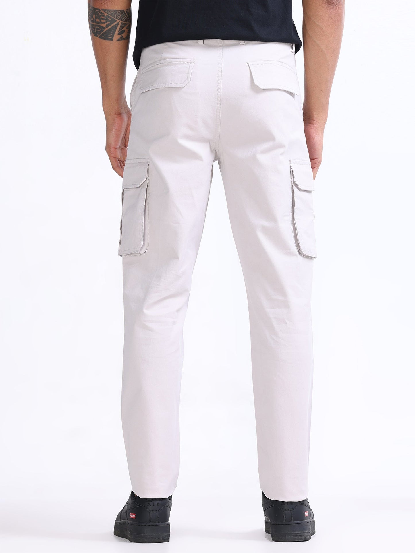 Fine Twill Ecru Elevated Cargo