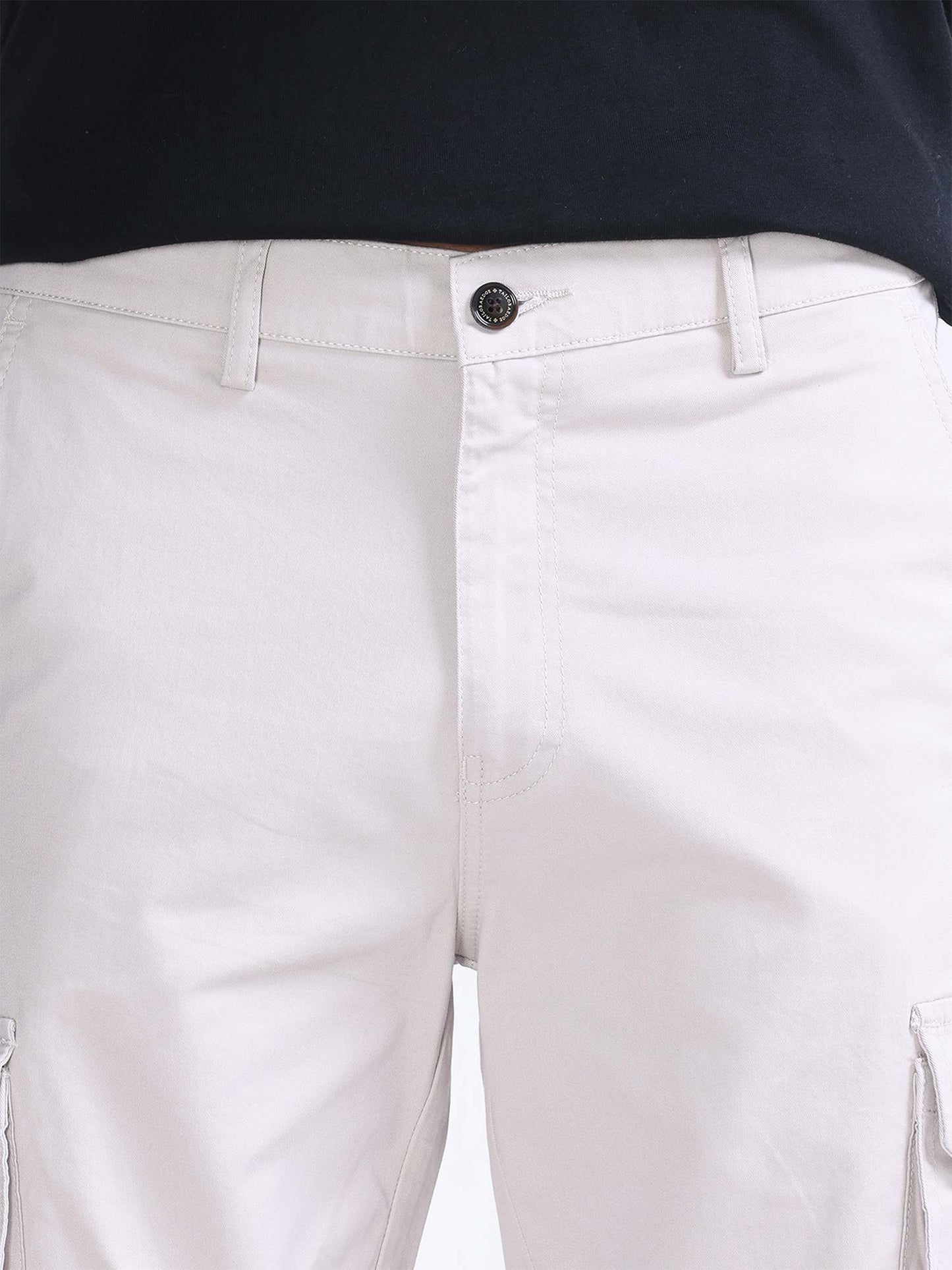 Fine Twill Ecru Elevated Cargo