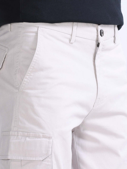 Fine Twill Ecru Elevated Cargo