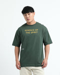 ESSENCE OF SPIRIT FOREST GREEN TEE - Relaxed Fit