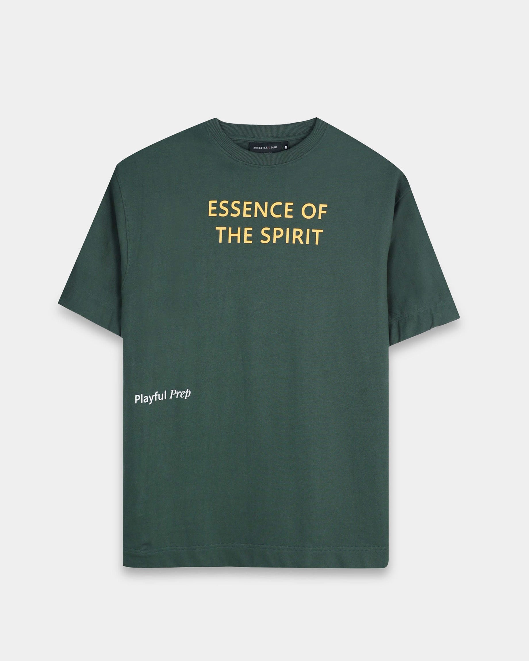 ESSENCE OF SPIRIT FOREST GREEN TEE - Relaxed Fit
