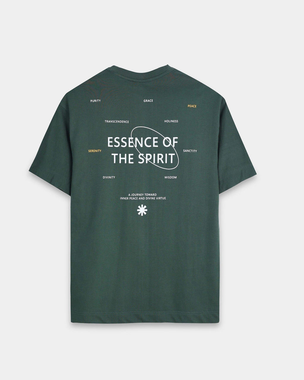 ESSENCE OF SPIRIT FOREST GREEN TEE - Relaxed Fit